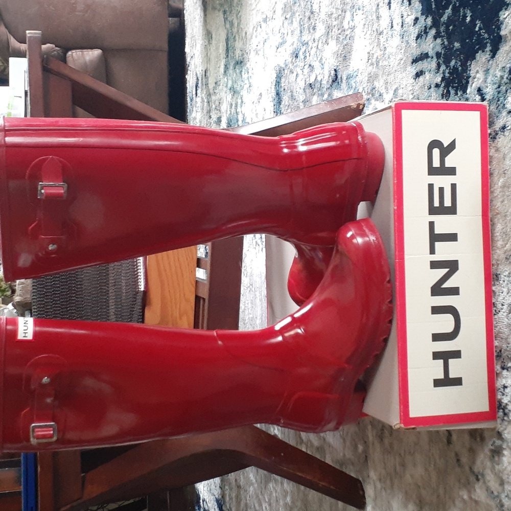 Hunter Tall Rain Boots Size 10 Women